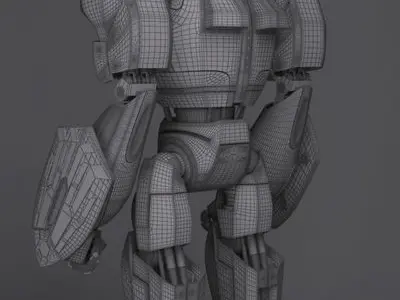 Alien robot 3D model