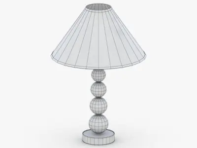 1372 - Table Lamp Low-poly 3D model