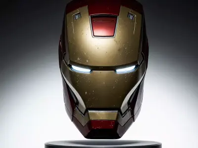 Iron Man Mark 85 MK85 Helmet  Avengers Endgame 3D Model Low-poly 3D model
