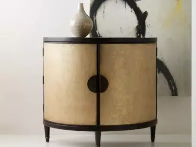 Melange Em Demilune Door Cabinet 3D model