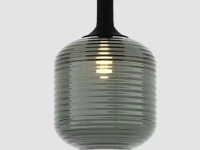 Honey Pendant Light Low-poly 3D model
