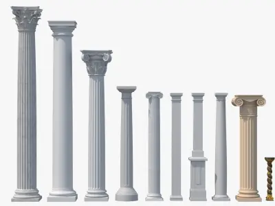  Columns and Pilasters Big Collection 