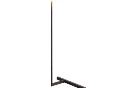Modern Minimalist Flat Floor Lamp 3D Model 3D model