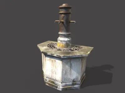 Public Fountain 3D model