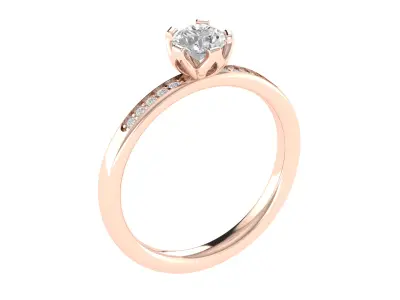 Women Ring  Render 3dm STL OBJ FBX TXT Details 3D print model 14
