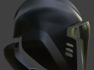 Cobra B-A-T Inspired 80s Helmet 3D print model