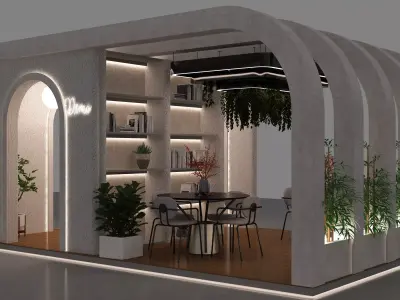 Demo Exhibition Stall 3D model