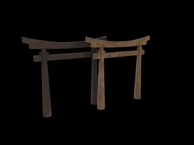 Torii Gate 3D model