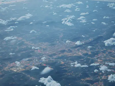 Wafangdian China City Landscape 3D Model 3D model