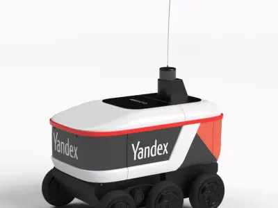 Yandex Delivery Robot 3D model