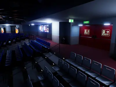  BOXING ARENA STADIUM Game Ready Complete Asset Pack 