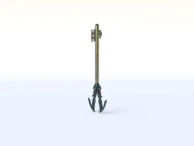 Legendary Key Low-poly 3D model