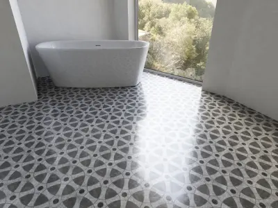 5x 8K Mosaic Marble Seamless Textures with Masks Texture