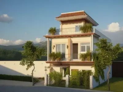 elevation of house 3D model