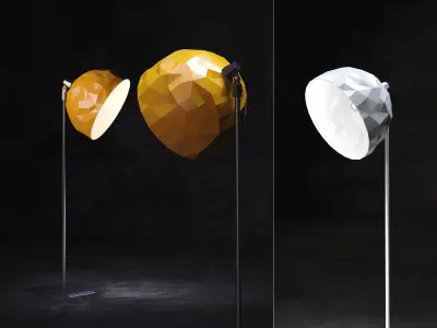 Rock Standing Lamp 3D model