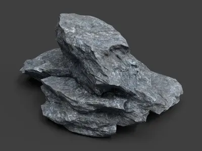 Rock 7-9 Low-poly 3D model purchase