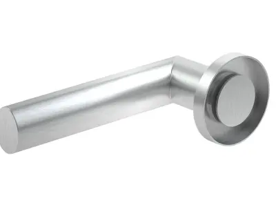 Frelan Satin Stainless Steel Door Handle 3D model