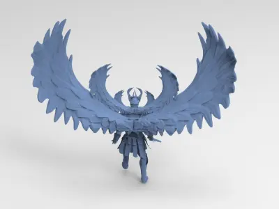 Arch Warrior biblical angel 1  3D model