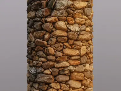 Stone Wall PBR Texture 03 Texture