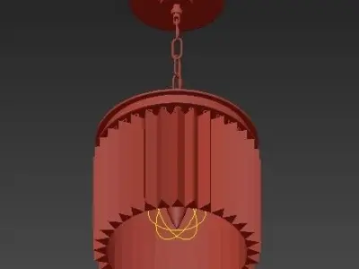 RH 1920S ODEON CLEAR GLASS  3D model