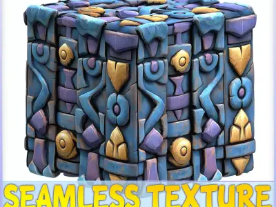 Stylized Wall Seamless Texture Texture 25
