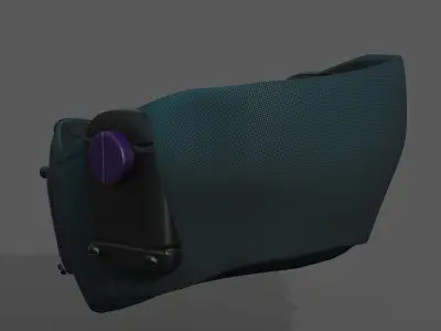 Gas mask respirator scifi futuristic 3d Artist  Low-poly 3D model get