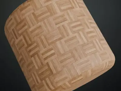 Modern Chevron Hardwood Flooring PBR Texture