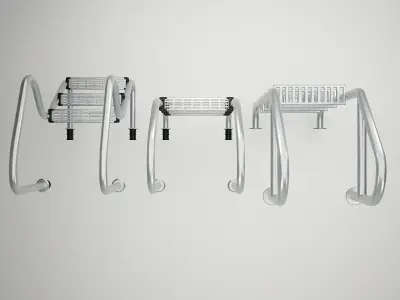 Pool Ladders Low-poly 3D model