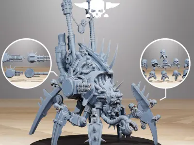 Pythonicus Swarm Spawner 3D print model