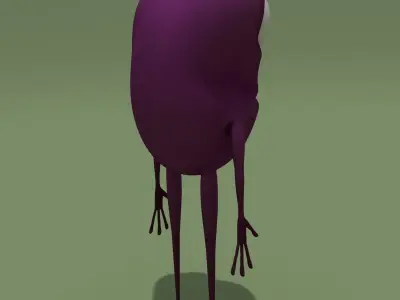 Purple Monster 3D model