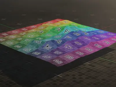 Tundra Mountain Terrain 4 3D model