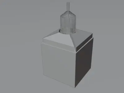 sci fi lamp burner 3D model