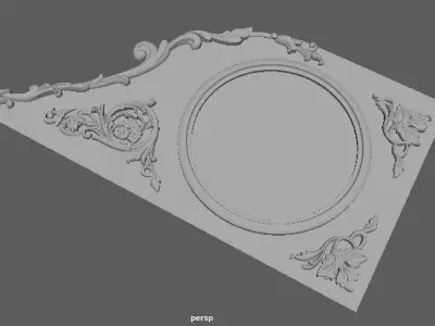 dekor for ikonostas 3D model