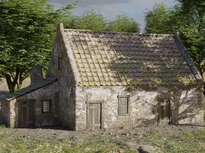 Farm House 3D model get