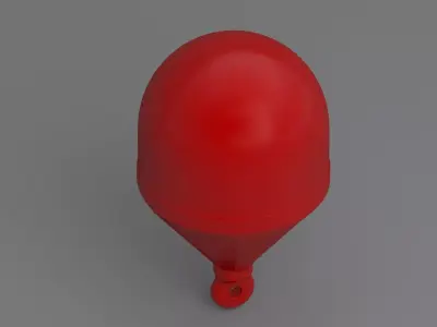 Sea Buoy Red 3D model