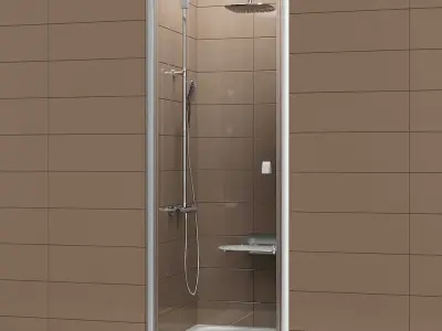 Shower doors Ravak Pivot 3D model
