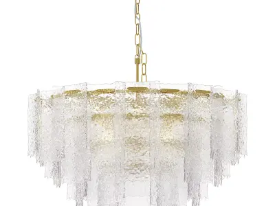 Hanging round chandelier Free 3D model