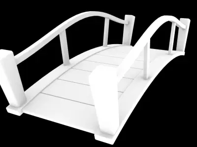 CARTOONIC BRIDGE Free low-poly 3D model