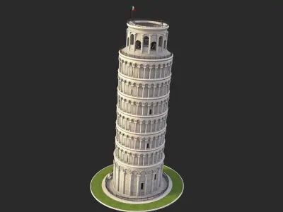 Tower of Pisa 3D model