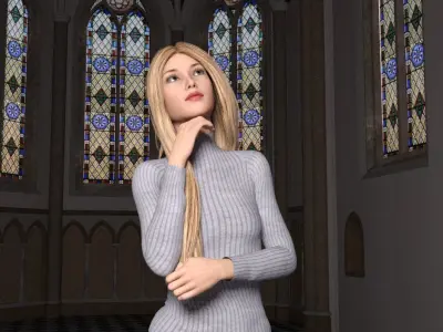 Gothic Chapel 3D model