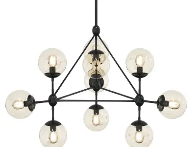 Hanging chandelier SL549 403 10 3D model