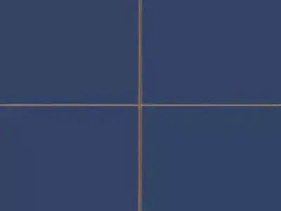 Seamless Navy Blue Ceramic Wall Tile With Thin Grout Grid Texture