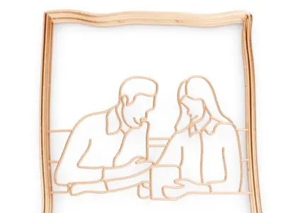 love Window 3D print model