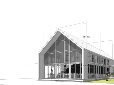 LOUNGE AND RESTAURANT   3D model