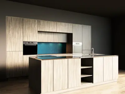 75-Kitchen3 texture 7 3D model