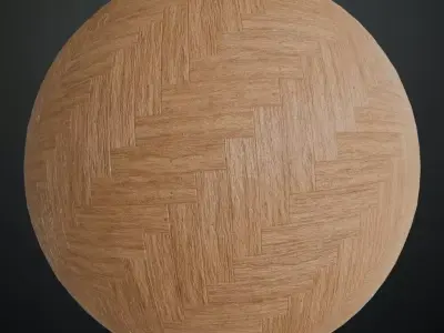 Natural Woven Bamboo Wall Panel PBR Texture