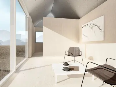 Modern Vacation House Unit 3D model