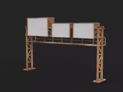 Highway Sign  3D model
