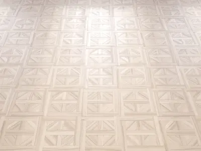 Parquet - Laminate - Wooden floor 4 in 1 Low-poly 3D model