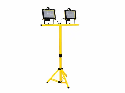 Halogen Light Low-poly 3D model